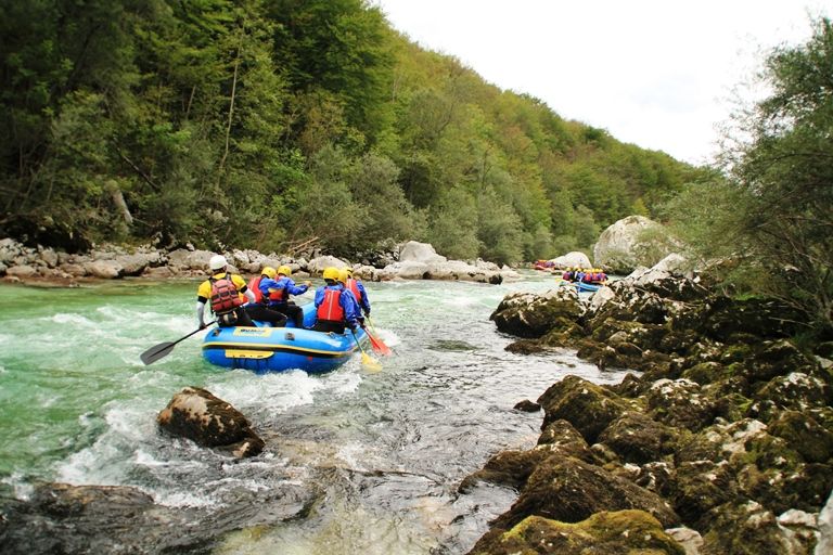 Soca – rafting na Słowenii