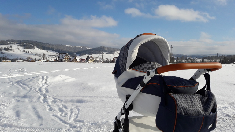 Amelis Hugo w górach zimą