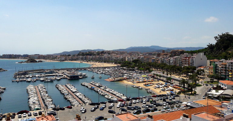 widok na Blanes